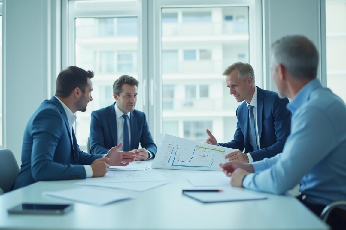 Beratungsgespräch über Infrastrukturmodelle