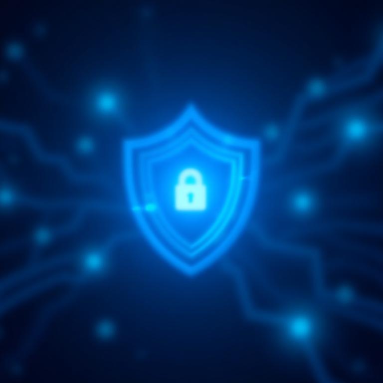 Sicherheits- und Datenschutzkonzept Illustration